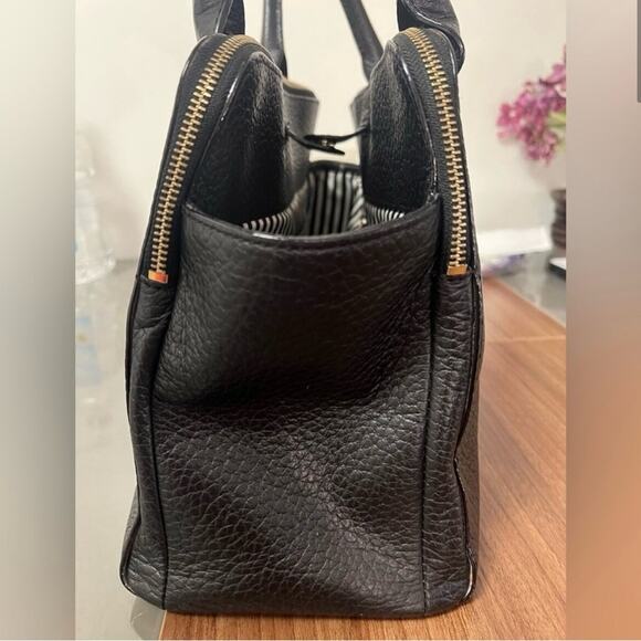 Kate Spade Lydia Southport Avenue Tote Handbag Black Signature - Picture 3 of 11